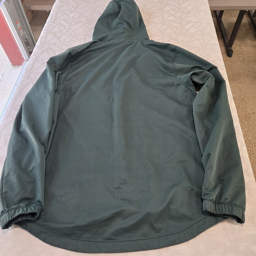 Kavu True Outdoor Wear Windbreaker Hiking Hood Full Zip, Pockets Green Sz Medium - Picture 5 of 6